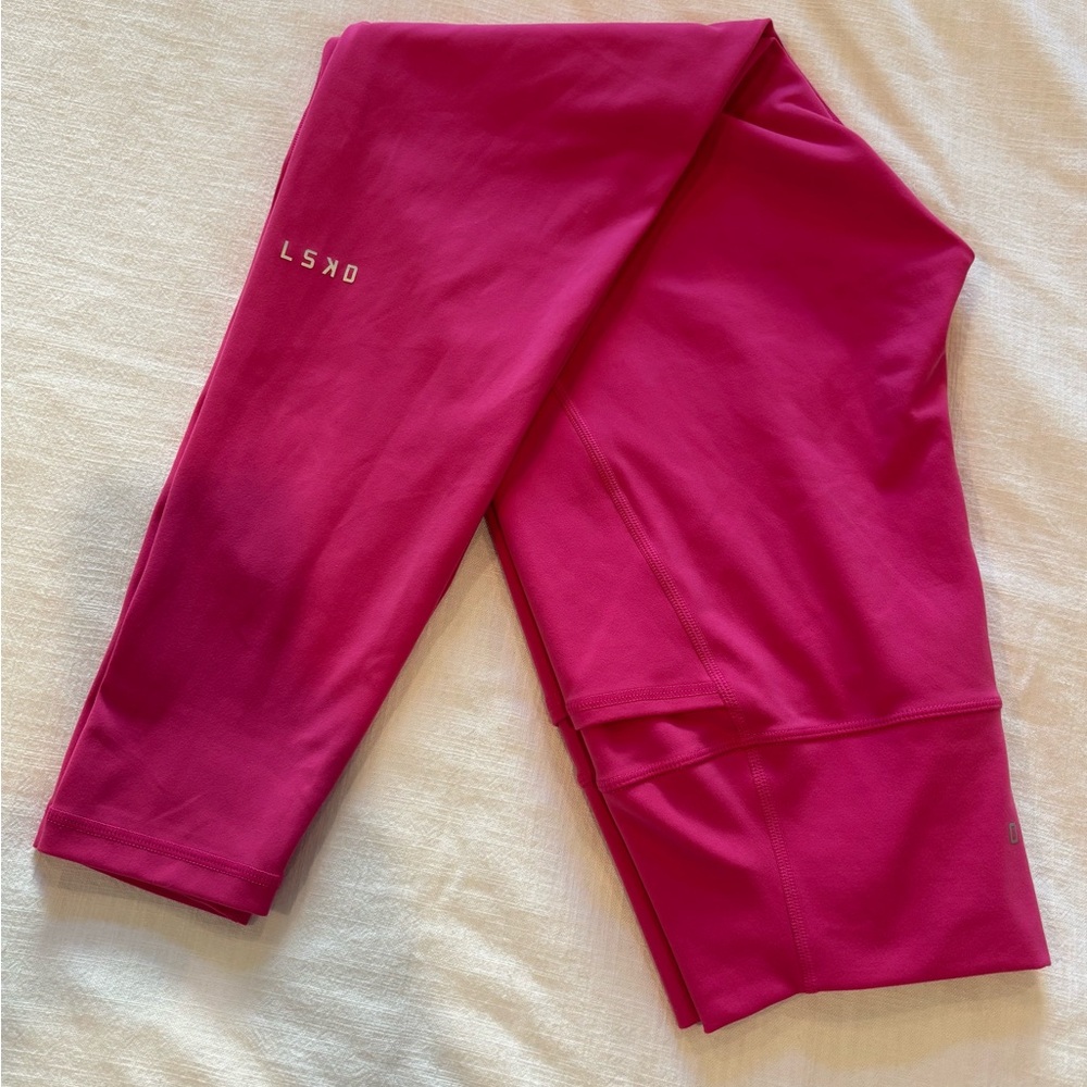 LSKD Women's Vibrant Pink Leggings Size M